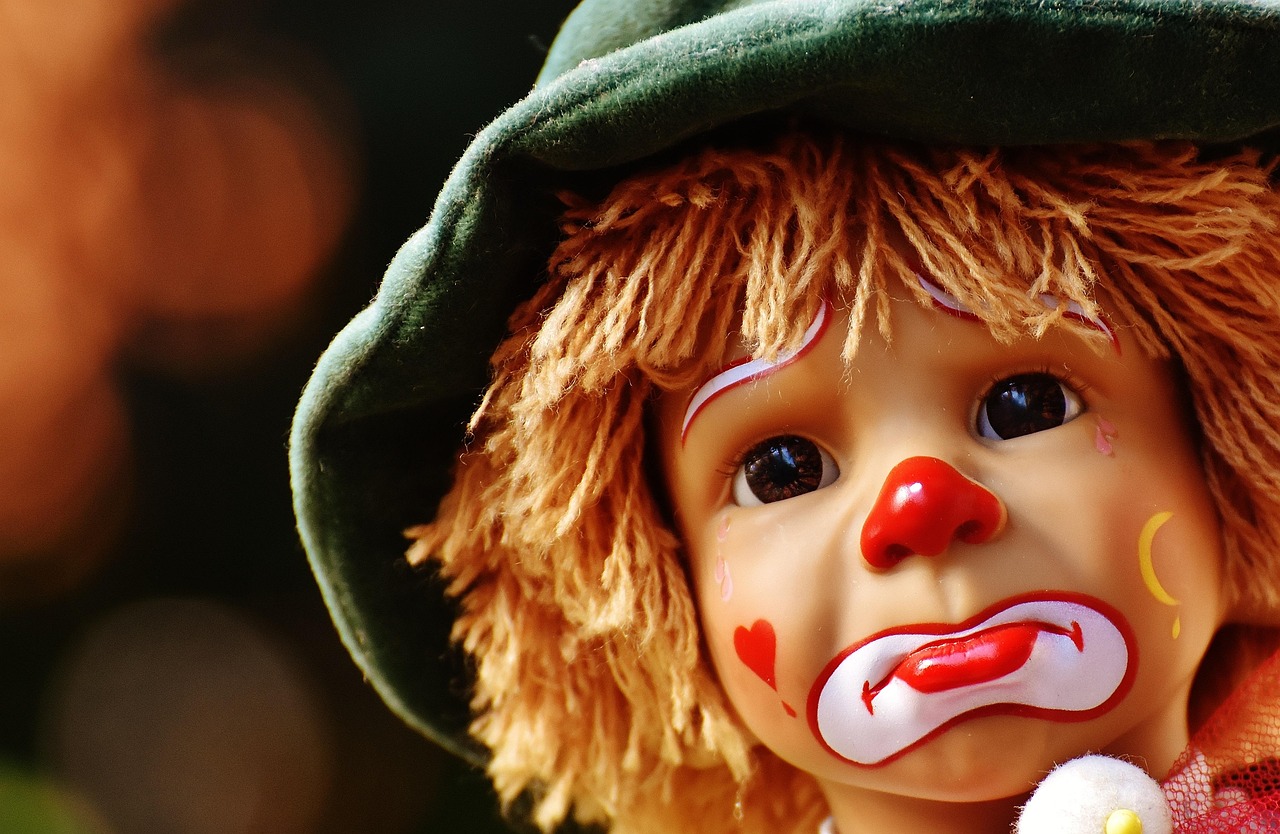 puppet, clown, sad, multicoloured, cute, funny, toy, children, fun, clown, clown, clown, clown, clown, sad, funny, funny, funny